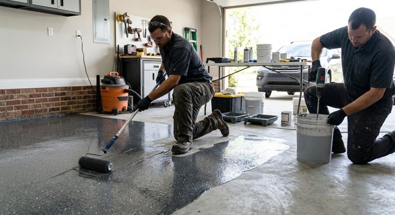 Concrete Floor Coating Service in Greenville, SC