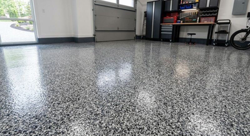 Epoxy Garage Flooring Installation in Loudoun County, VA
