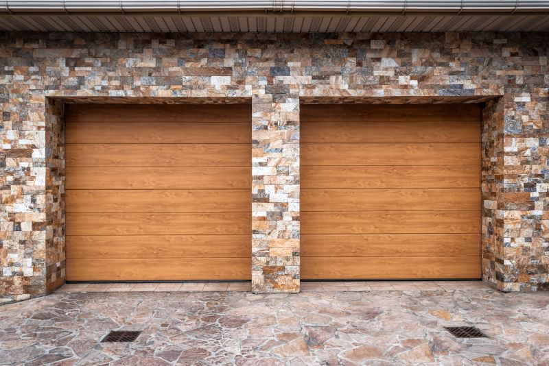 Garage with Custom Doors