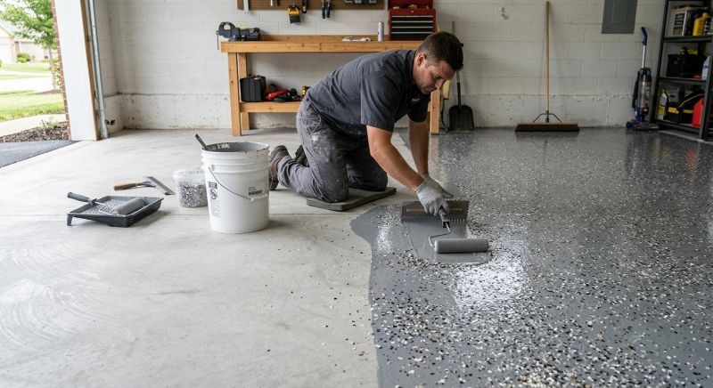 Garage Floor Renovation in Raleigh, NC