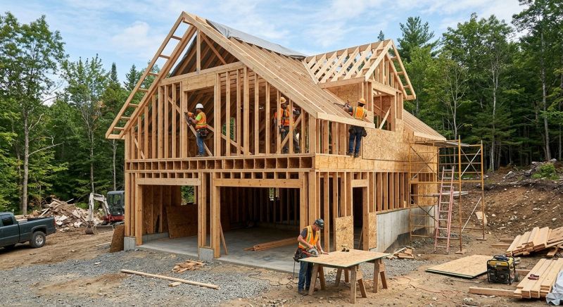 Two Story Garage Construction in Charleston, SC