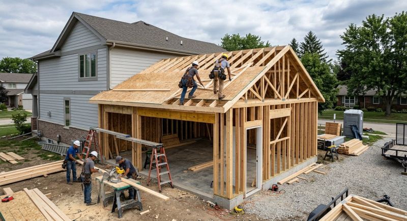 Wood Garage Installation in Bonita Springs, FL