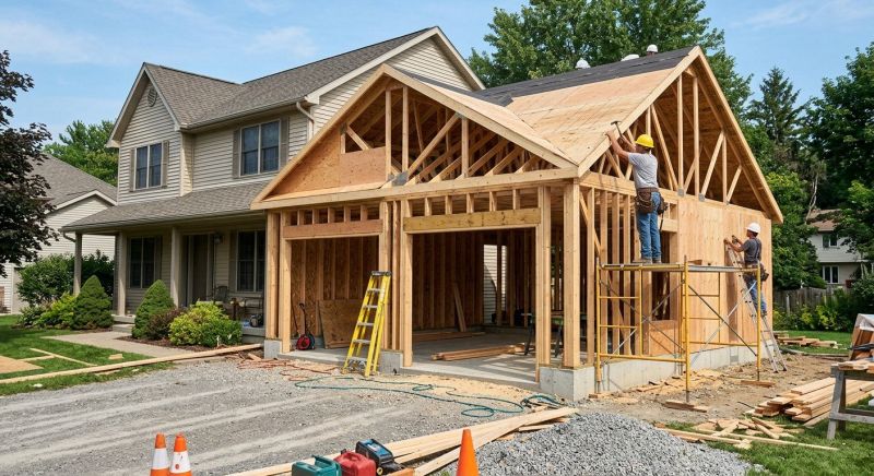 Wood Garage Installation in Conroe, TX